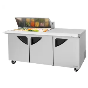 Turbo Air - TST-72SD-18M-N. Commercial Super Deluxe Series. Mega Top Prep Tables Undercounters